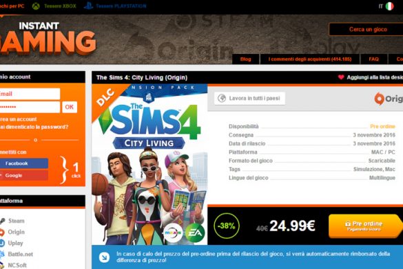 Instant Gaming è Un Sito Affidabile